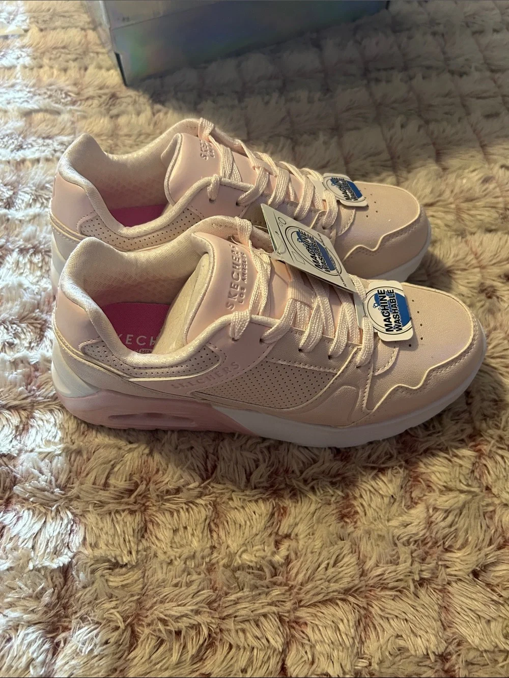 Skechers Street  Girls' Uno Lite 2.0 Pink Machine Washable Sneakers